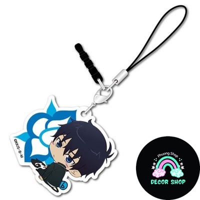 Móc khóa Blue Exorcist: Shiro Fujimoto Kuro Amaimon Mephisto Pheles Phụ kiện trang trí túi xách Balo