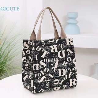 Túi Xách Canvas Nhỏ In Họa Tiết Thời Trang Cho Nữ