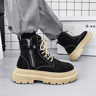 Giày boot phong cách hàn quốc trẻ trung cá tính thời trang dành cho nam