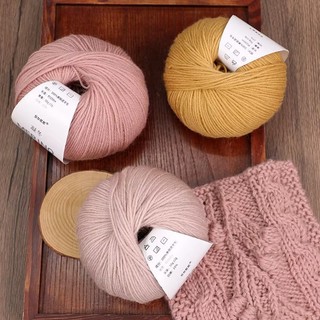 Cuộn Sợi Len Đan Móc Thủ Công 50g