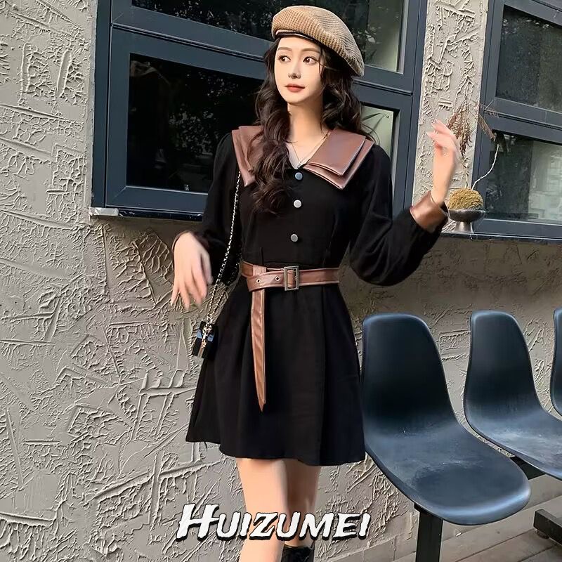 Đầm Dáng Ôm Phong Cách Hepburn Pháp Thanh Lịch