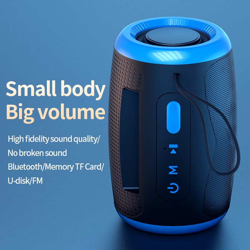 Loa Bluetooth Không Dây Chống Nước Hỗ Trợ Thẻ TF 3D Hi-Fi Và Phụ Kiện | BigBuy360 - bigbuy360.vn