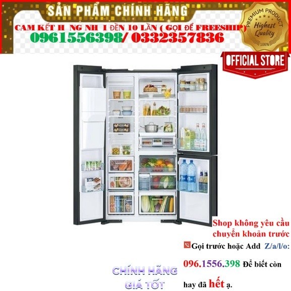 cam kết chính hãng   Hitachi Inverter 569 lít R-MX800GVGV0(GBK) @Sale