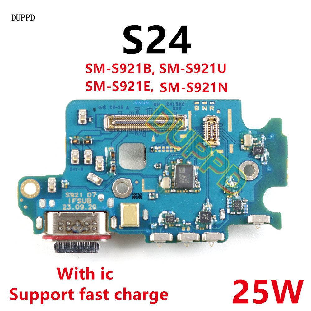 Sạc Flex Cho Samsung Galaxy S24 SM-S921B S921U S921E S921N Cổng Sạc USB Jack Dock Kết Nối Ban Sạc Cá