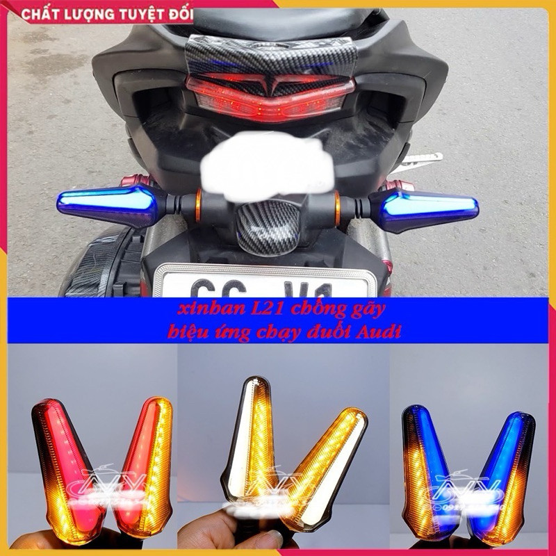 Xi nhan L21 audi đuổi lưỡi kiếm cho xe điện xe máy - CenteR