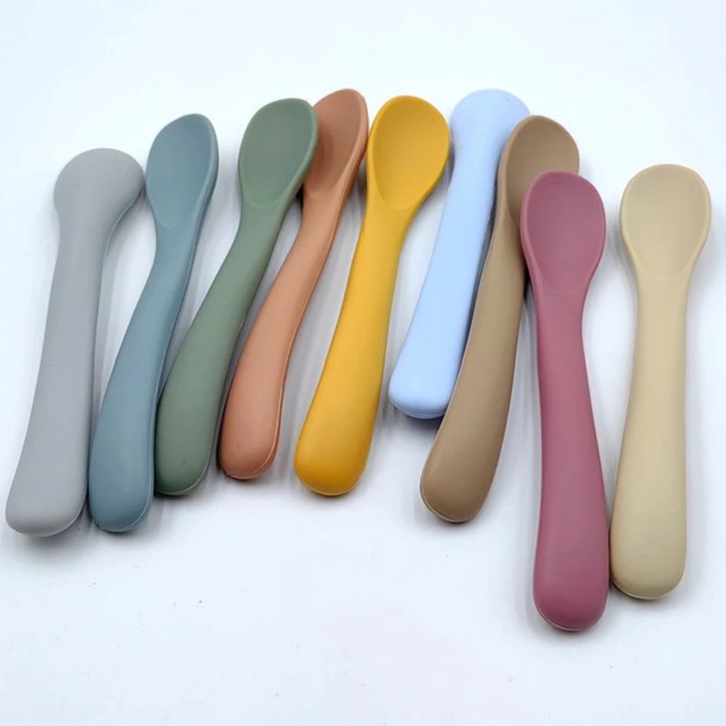 PVN60782 Thìa ăn dặm silicon bền đẹp kích thích bé ăn ngon T2