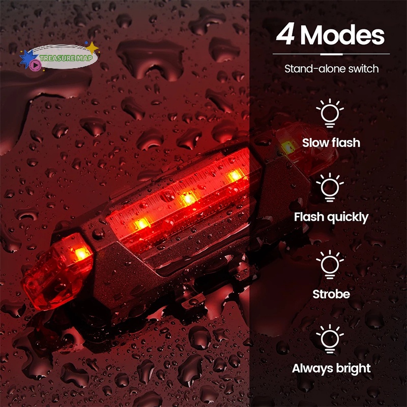 Bộ Đèn Pha led usb heyuanlong333 Có Thể Sạc Lại Cho Xe Đạp