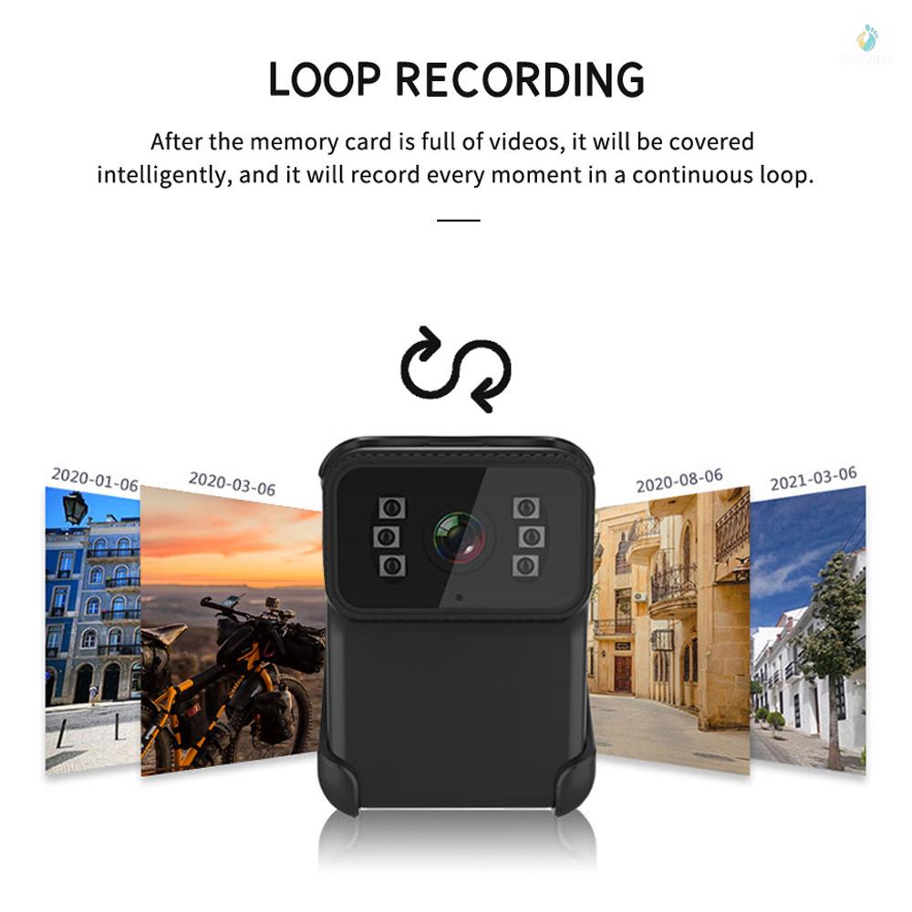 Camera Hành Trình 1080p wifi Không Dây Góc Rộng Chống Nước Kèm Micro Và Kẹp Lưng
