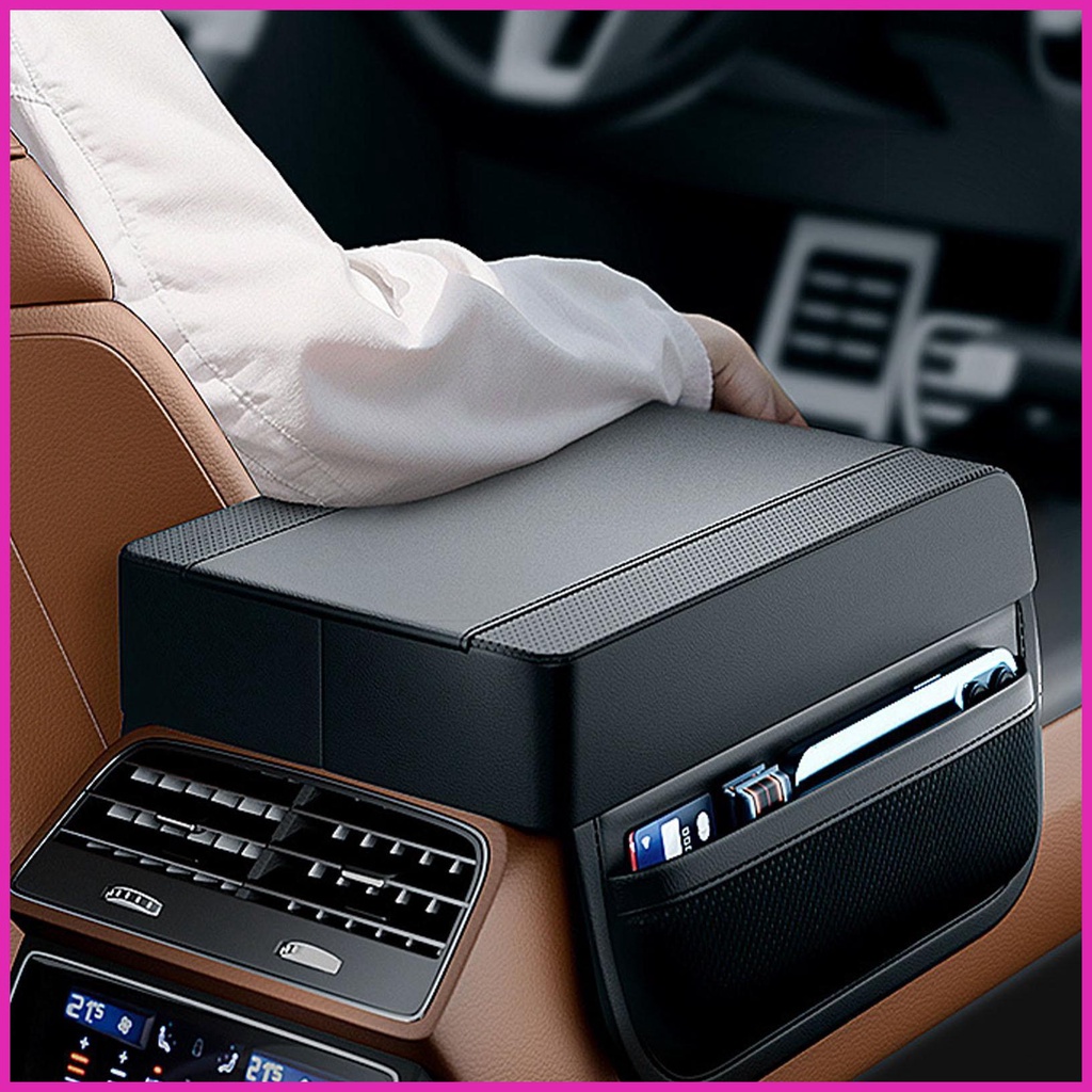 Đệm Da Lót Hộp Tỳ Tay Xe Hơi Dày Dặn Linh Hoạt Và Hiệu Quả
