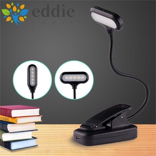 Đèn đọc sách 26edie mini linh hoạt 5 led kẹp bàn học phòng ngủ