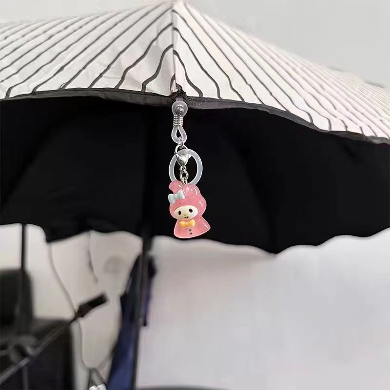 SANRIO Ere1 Móc Khóa Hình Cây Dù hello kitty Xinh Xắn