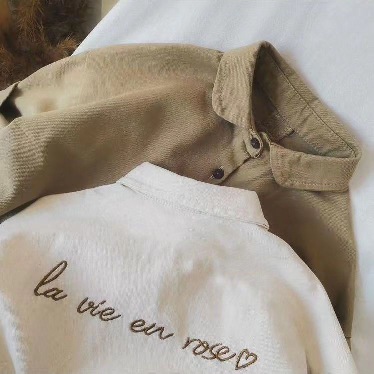 Áo Sơ Mi cotton Mỏng Nhẹ Tay Dài Phong Cách Hàn Quốc Thời Trang Mùa Thu Kiểu Mới Cho Bé Trai