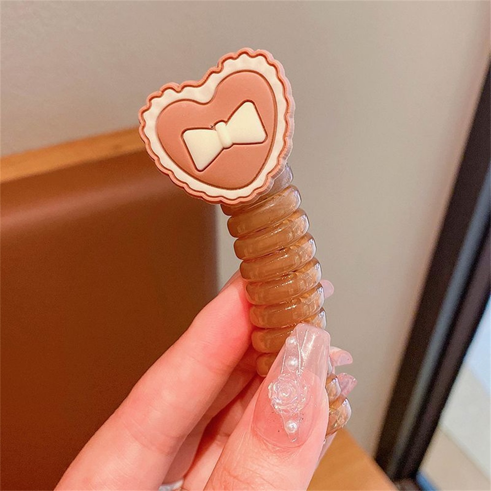 1 Dây Buộc Tóc Lò Xo Co Giãn Không Làm Tổn Thương Tóc Cho Bé Gái