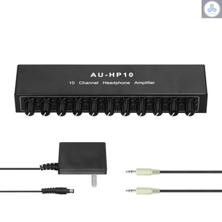 Bộ khuếch đại âm thanh 3.5mm 10 kênh chuyên dụng cho tai nghe chụp tai tolo-9.3