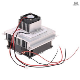 DIY Thermoelectric Peltier Refrigeration Cooling System Kit Semiconductor Cooler Conduction Module + Radiator + Cooling Fan + TEC1-12706
