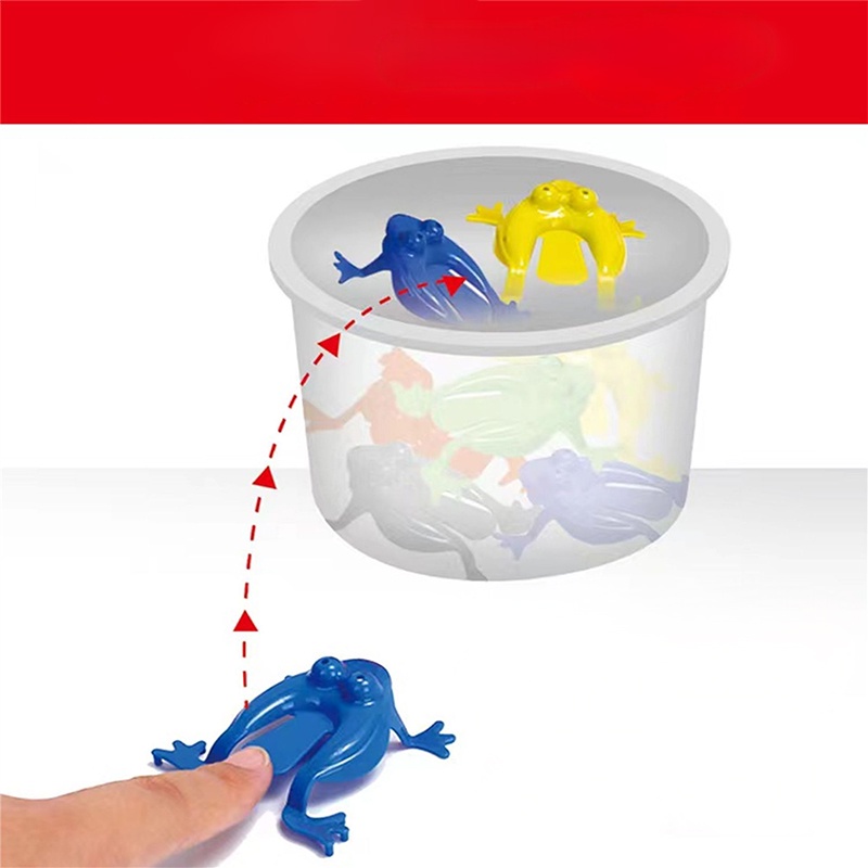 10-20 miếng trẻ em nhảy ếch nảy đồ chơi mới lạ trẻ em giảm căng thẳng đồ chơi quà tặng sinh nhật yêu thích bên