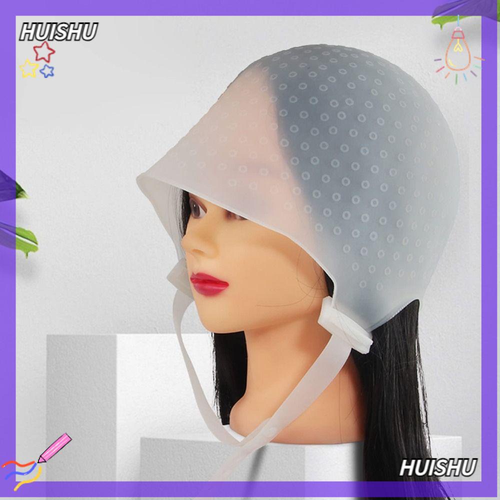 HS Mũ Silicone Nhuộm Tóc Highlight Có Thể Tái Sử Dụng