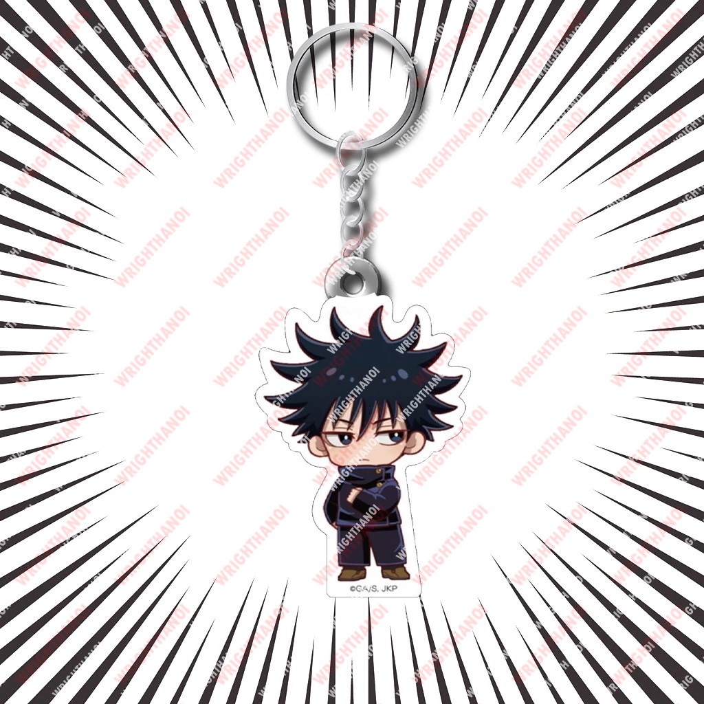 Móc khoá các nhân vật jujutsu kaisen gojo sukuna Suguru Geto Anime Manga Nhật Bản Phụ Kiện Trang Trí Túi xách Balo