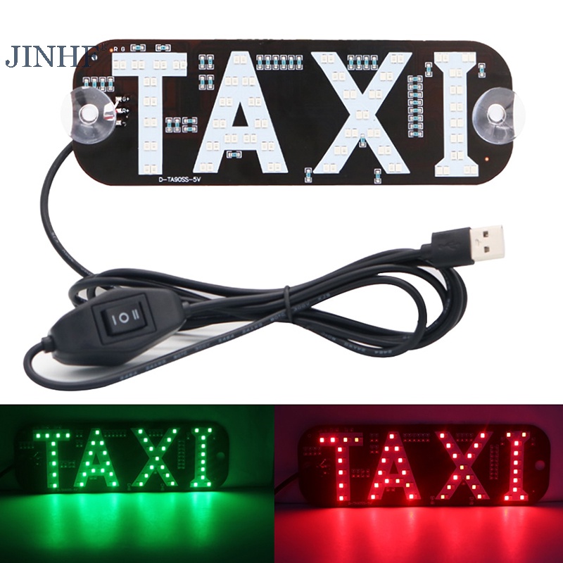 Đèn led JINHF chữ TAXI