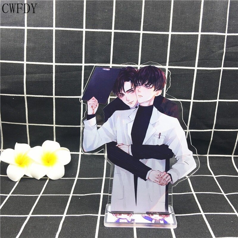 Mô hình Standee Triêu Du Ngụy Trang Học Tra Mộc Tô Lý Hạ Triều Tạ Du đam mỹ Bloves Manhua