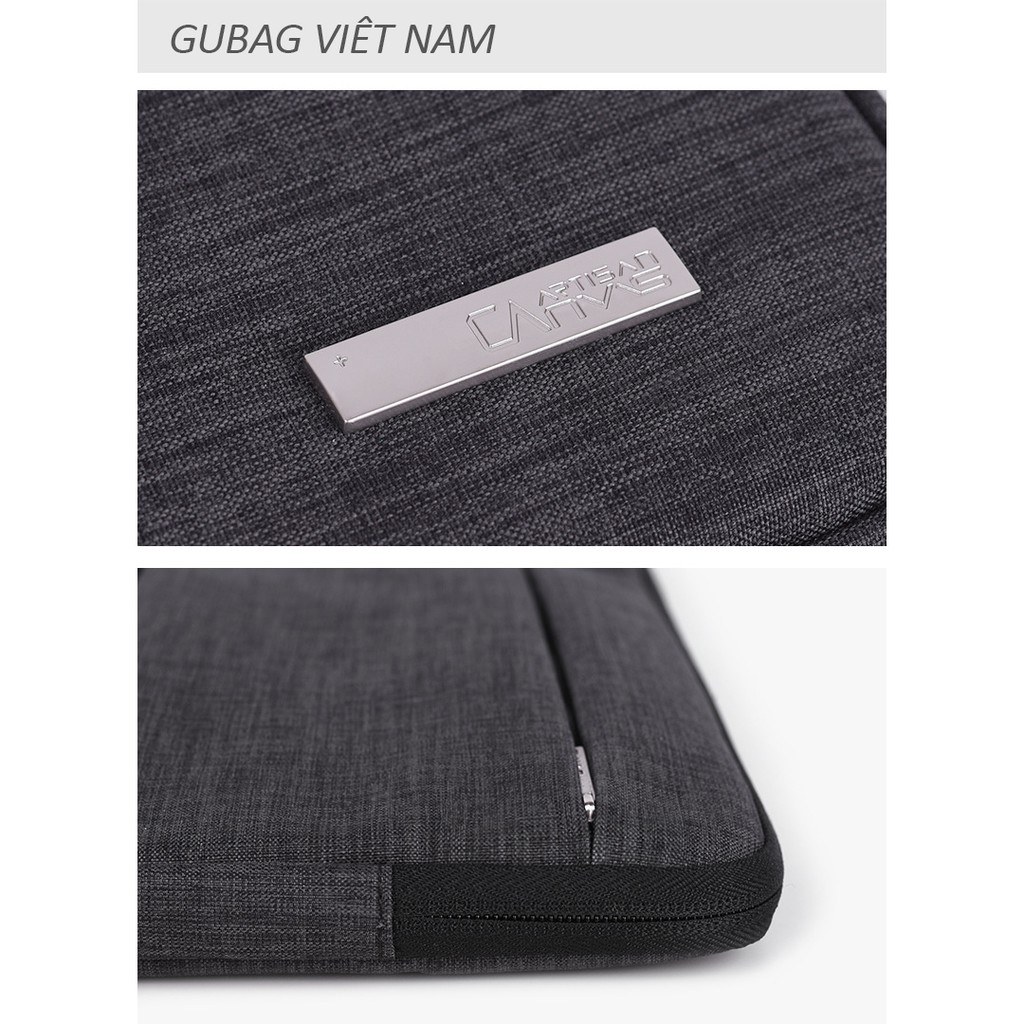 Túi chống sốc GUBAG CS07 nhiều ngăn có quai xách thời trang có thể xách như túi bảo vệ laptop bỏ vào balo tiện lợi