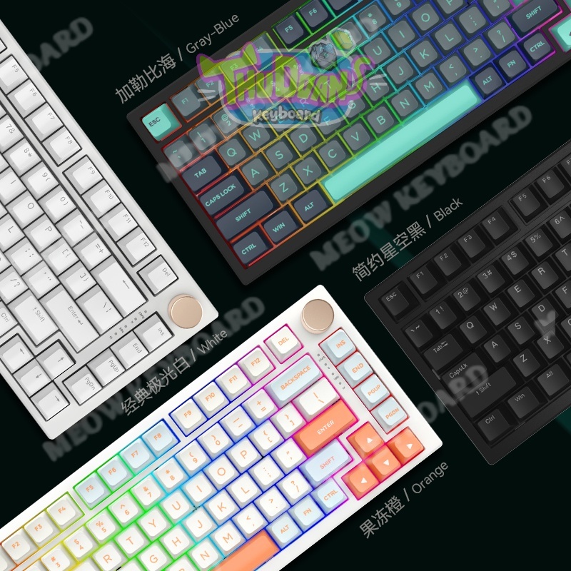 BÀN PHÍM CƠ N75 PRO - 3 MODE | HOTSWAP 5 PIN | KHÔNG DÂY | LED RGB