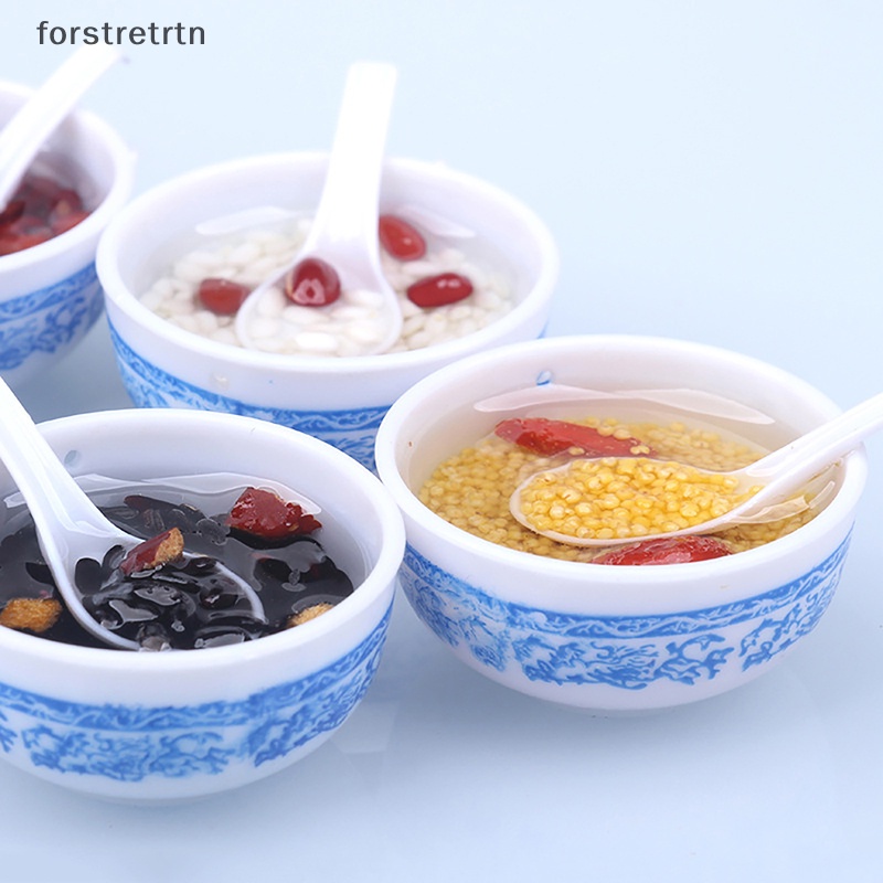 Forstretn Mô Hình Tủ Lạnh mini Trưng Bày Trang Trí Nhà Búp Bê