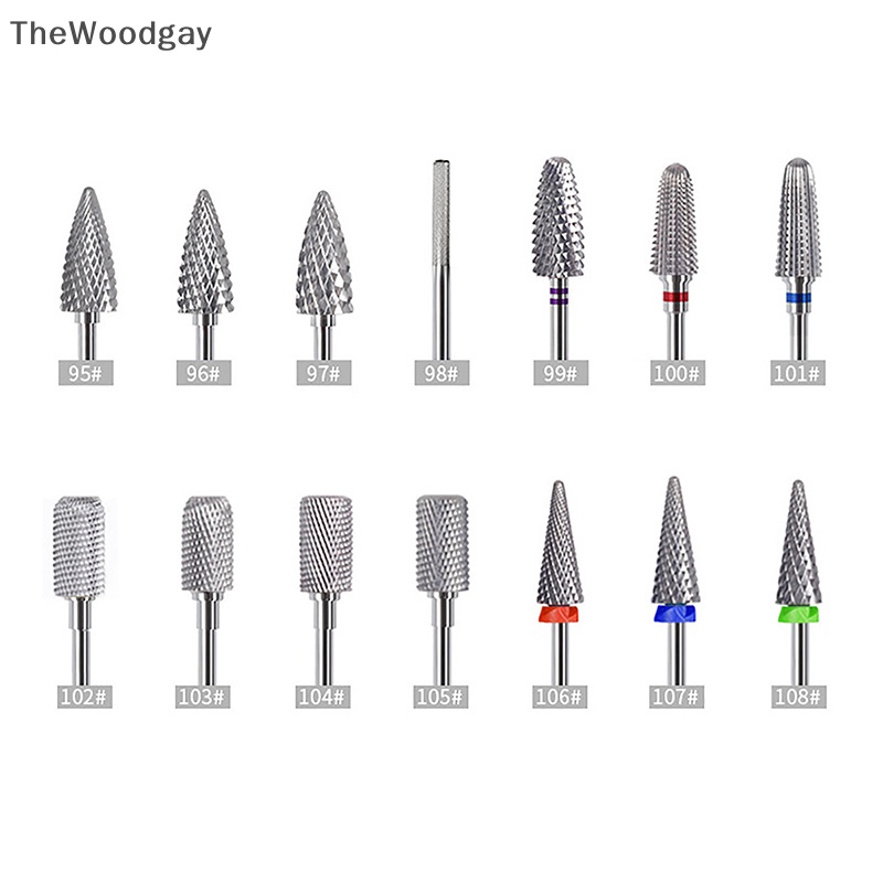 Mũi Khoan Móng Tay Bằng Thép Chuyên Dụng Cho Máy Mài Điện