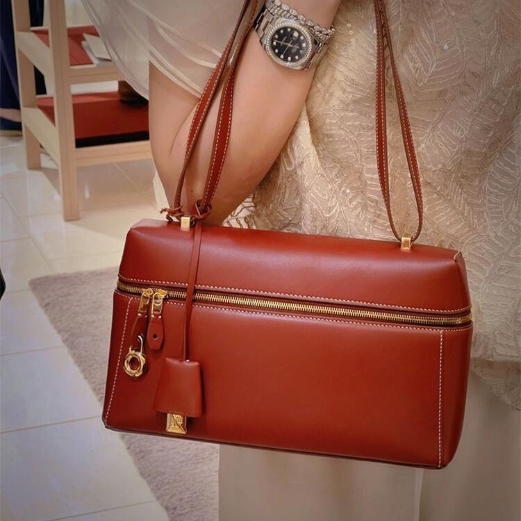 Túi xách nữ 🌵loro piana🌵 extrabag Lp27 Satchel chéo vai một túi trang điểm