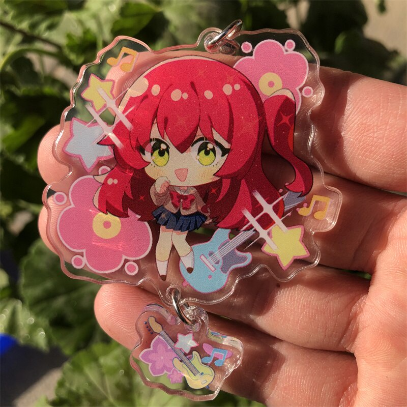 Móc khoá BOCCHI THE ROCK Cosplay Keychain Anime Manga Nhật Bản Phụ Kiện Trang Trí Túi xách Balo