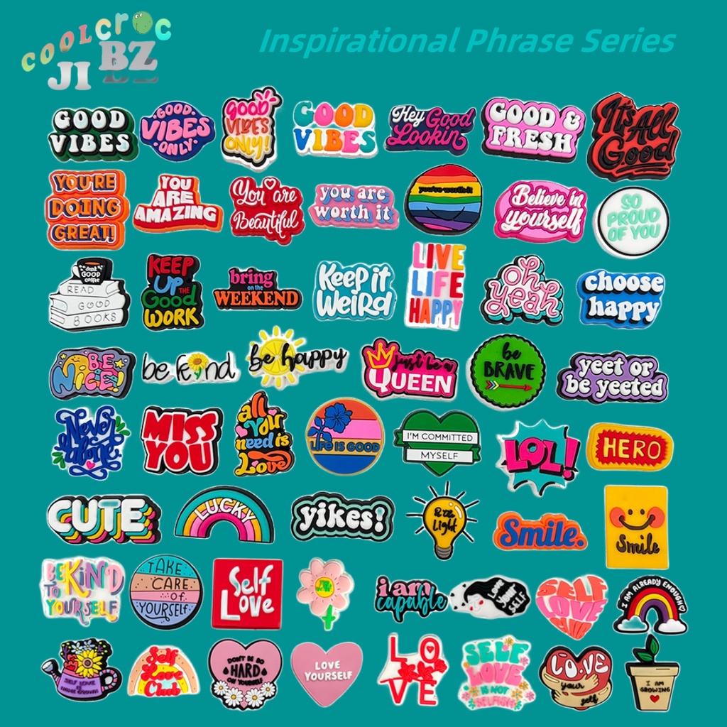 Mới Phụ Kiện Khóa Giày Dép crocs Sê-Ri Truyền Cảm Hứng Tự Làm Họa Tiết Hoa Hoạt Hình Làm Quà Tặng Cho Bé