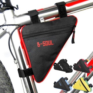 B-soul Túi Đựng Xe Đạp Leo Núi Tam Giác Túi Đi Xe Đạp Không Thấm Nước Túi Khung Phía Trước Phụ Kiện Xe Đạp