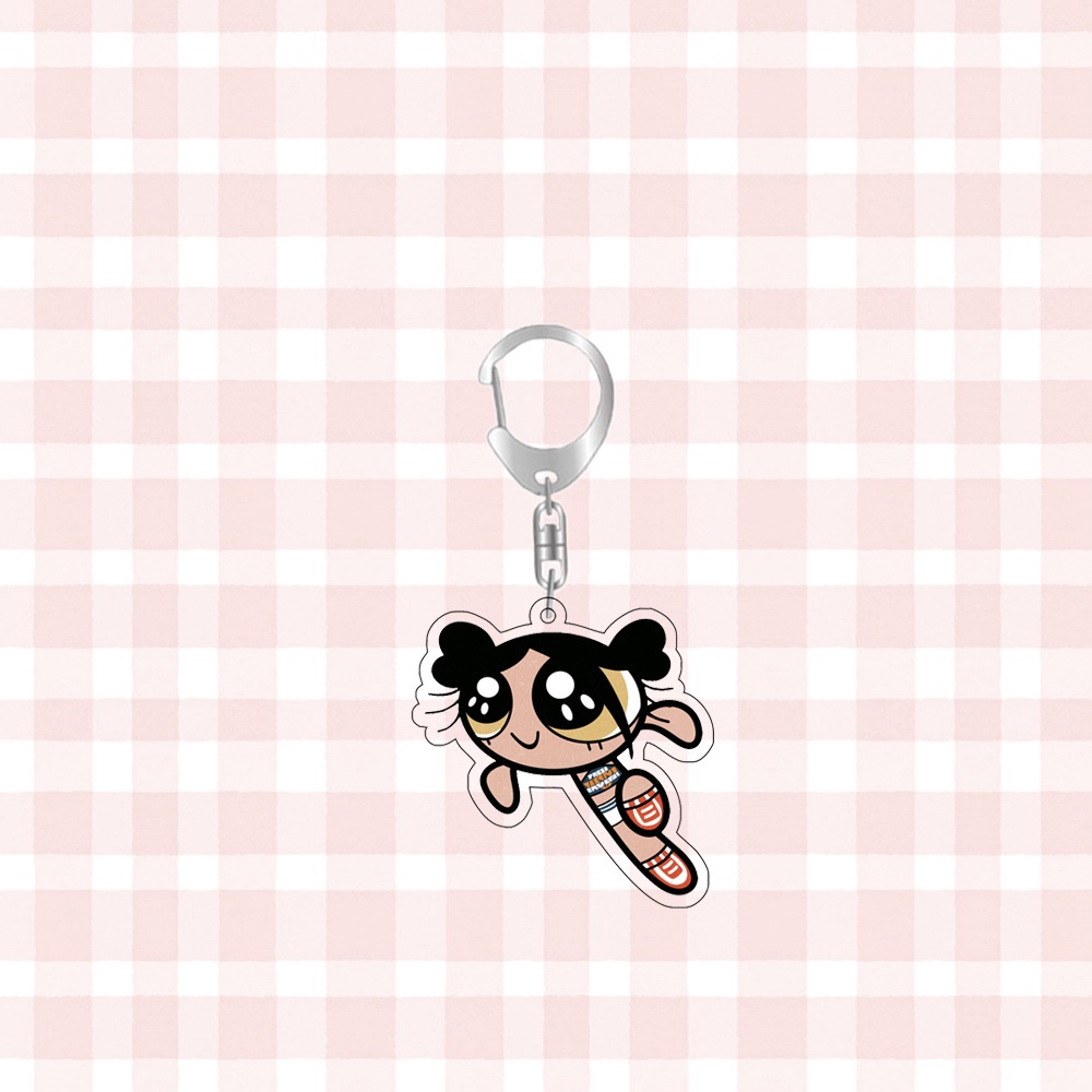 Móc Chìa Khóa Hình Các Nhân Vật Hoạt Hình kpop Jeanans powerpuff Daniel minji hanni haerin hyein