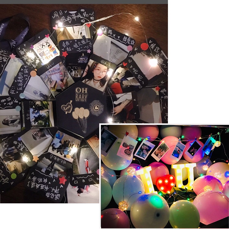 Đèn led 30 Bóng 3M Ánh Sáng Thần Tiên Dây Đồng 3 Chế Độ Sáng Trang Trí Trong Nhà Và Ngoài Trời