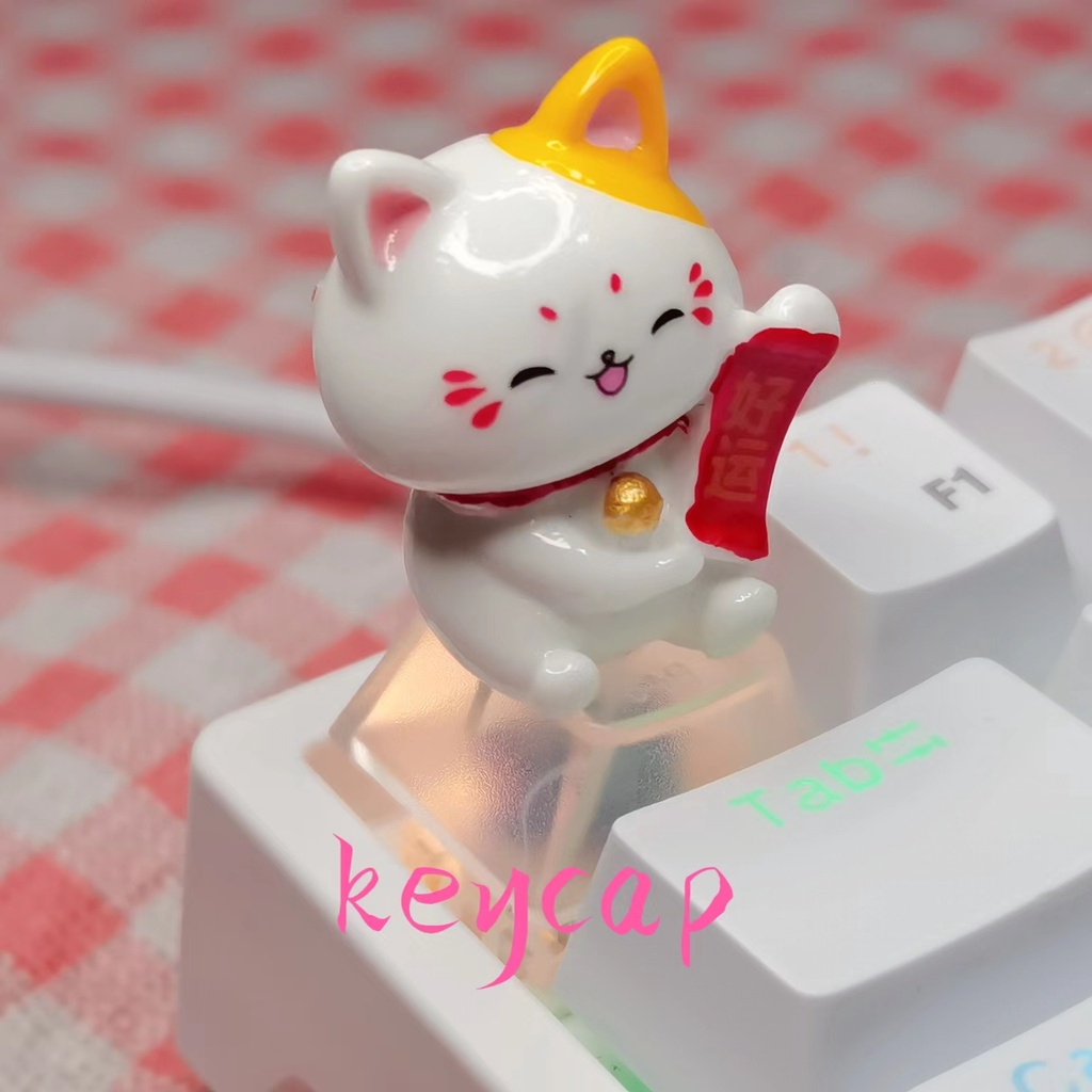 Bàn Phím Cơ Hình Mèo Dễ Thương Cho esc
