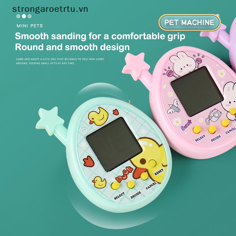 Máy Nuôi Thú Ảo Strongaroetu ĐiệN Tử CầM Tay elf Chơi game Hoài NiệM Cho Thú Cưng vn