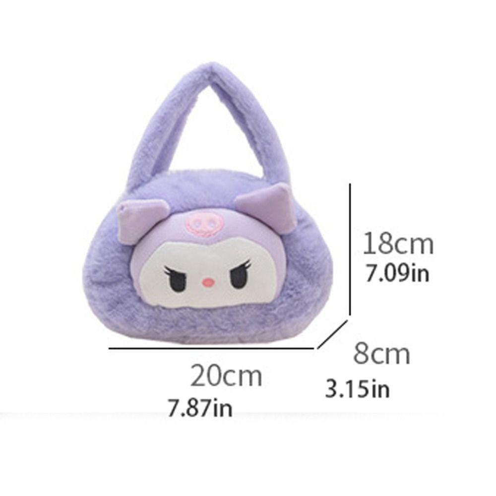Shanhai Túi tote Đeo Vai Cỡ Lớn Hình Gấu / Dâu Tây / Người Ngoài Hành Tinh Nhồi Bông Dễ Thương