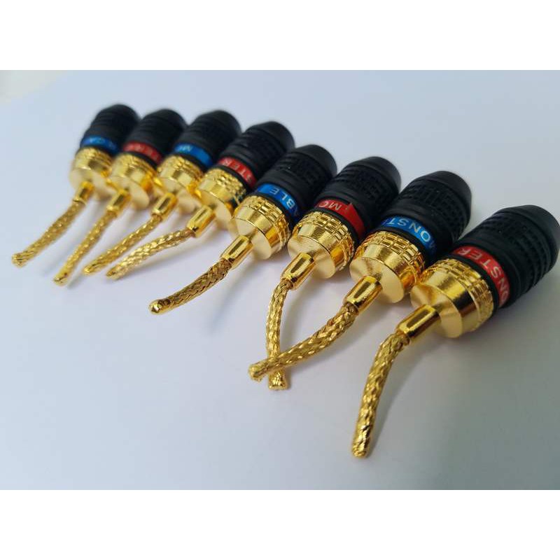 Rắc mỏ chim mềm Monster mạ vang` - Jack loa Monster mỏ chim mềm - rắc âm thanh