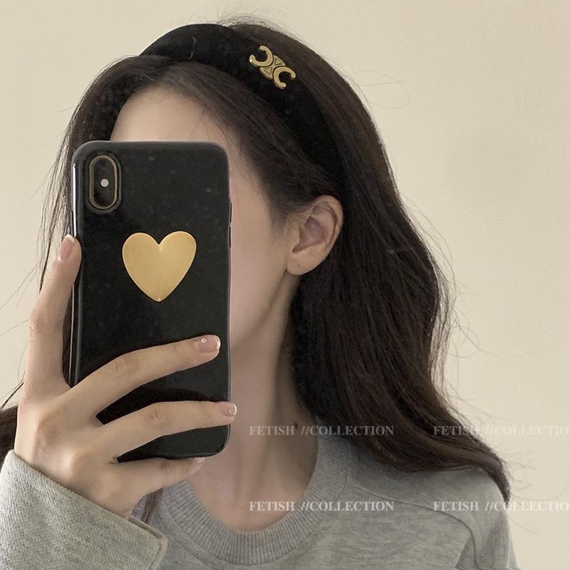 Băng Đô Nhung Đen Phong Cách Hàn Quốc Cho Nữ