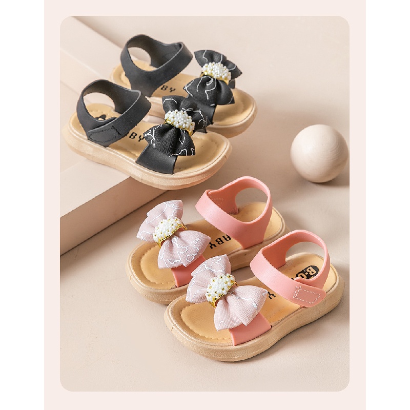 Giày Sandal Công Chúa Đế Mềm Dễ Phối Đồ Thời Trang Mùa Hè Cho Bé Gái
