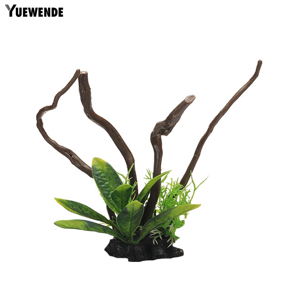 Yu.p Chậu Cây Giả Bằng Nhựa resin Giả Rễ Cây Gỗ An Toàn Cho Trang Trí Tiểu Cảnh