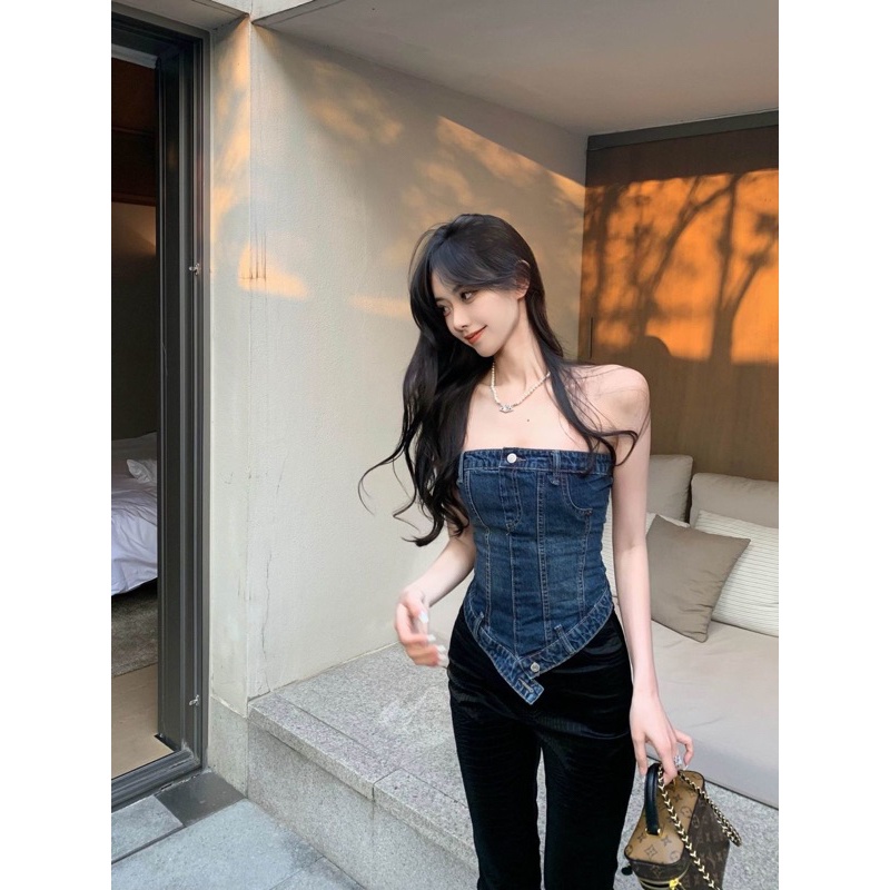 NEW ARRIVAL ÁO QUÂY BÒ DEMIN SANG CHẢNH QCCC