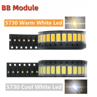 Bộ 100 đi ốt đèn led 5630 / 5730-ww 0.5w-150ma 50-55lm 6500k smd 5730 5630 5730