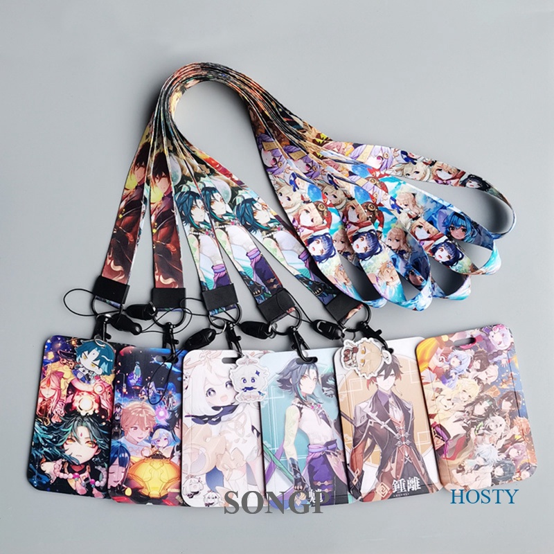 Songping genshin Dây Đeo Cổ Dùng Để Giữ Huy Hiệu id / Điện Thoại / Chìa Khóa Dùng Để Hóa Trang