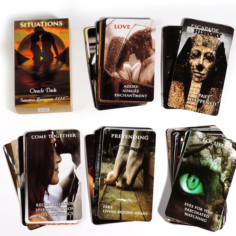 Situations Oracle 60pcs Party Card Game Fortune Telling Tarot Deck