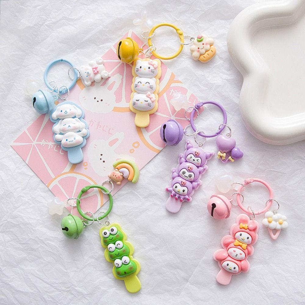 Shanhai my melody Móc Khóa Hoạt Hình diy Cho Điện Thoại / Móc Khóa Hình Kem kuromi melody cinnamoroll