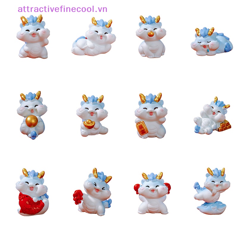 Acvn Tượng Rồng mini Dễ Thương Trang Trí Tiểu Cảnh Nhà Búp Bê