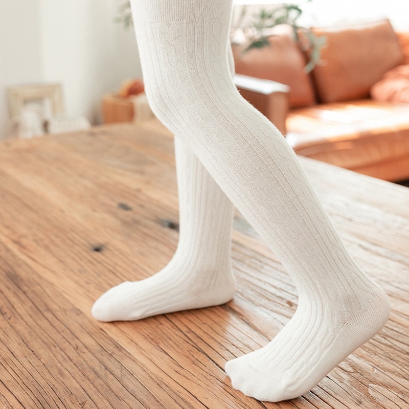 Quần Tất cotton Màu Trơn Dễ Thương Cho Bé Gái