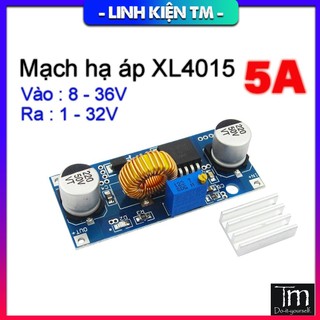 Mạch Giảm Áp Hạ Áp XL4015 5A Có Tản Nhiệt