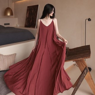 Slimmer look cool Feel Siêu Dài Đến Mắt Cá Chân Cỡ Lớn Viền Thô Ghép Màu Trơn Đơn Giản